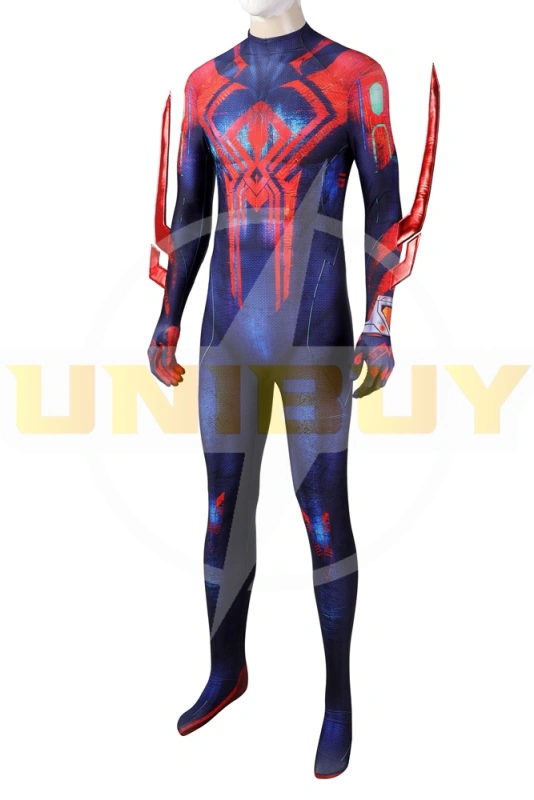 Spiderman 2099 Miguel O'Hara Costume Cosplay Suit Spider-Man: Across the Spider-Verse Ver2 Unibuy