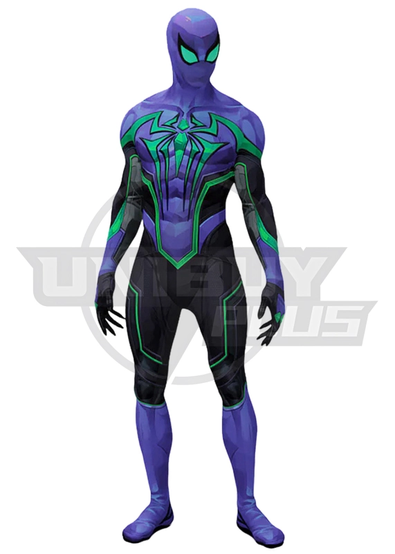 Marvel Rivals Spider-Man Costume Cosplay Suit Chasm Ver Bodysuit For Kids Adult Unibuyplus