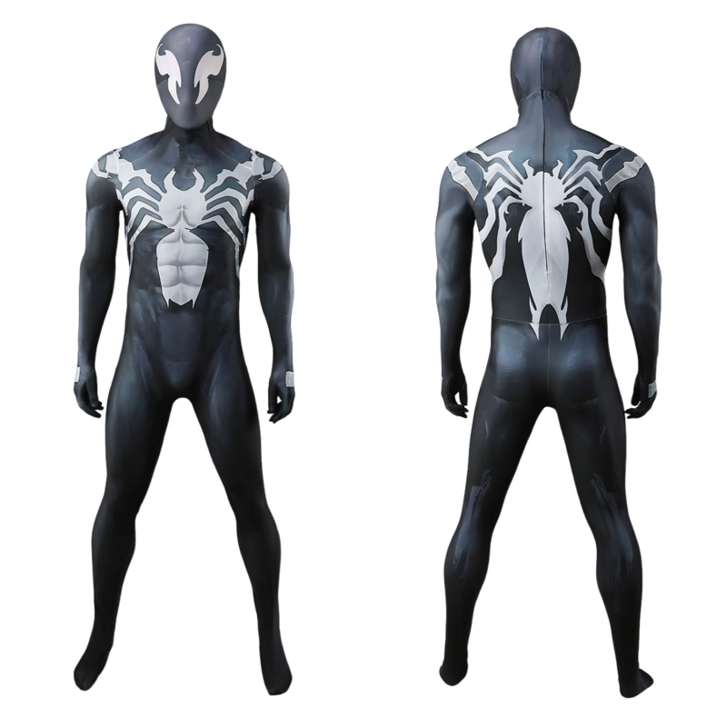 Marvel Rivals Venom Costume Cosplay Suit Eddie Brock Bodysuit For Kids Adult Unibuyplus