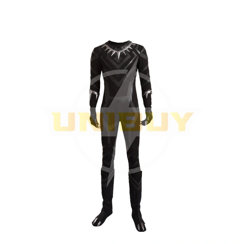 Captain America Civil War Black Panther Cosplay Costume Suit T'Challa