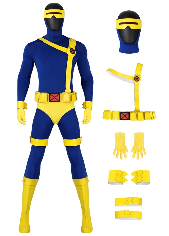 X-Men 97 Cyclops Scott Summers Bodysuit Costume Cosplay Suit Unibuyplus