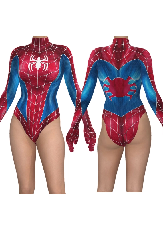 Spider-Man Female Costume Cosplay Suit Summer Ver. For Kids Adult Ver.1 Unibuyplus