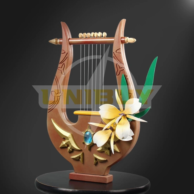 Genshin Impact Barbatos Venti Prop Cosplay Harp Unibuy