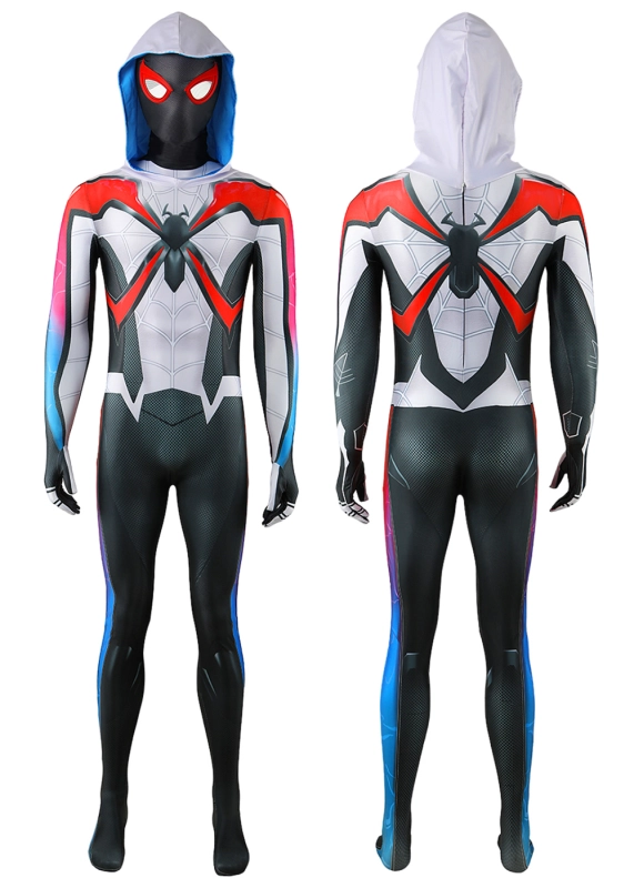 Marvel's Spider-man 2 Miles Morales Bodysuit Costume Cosplay For Adult Kids Unibuyplus