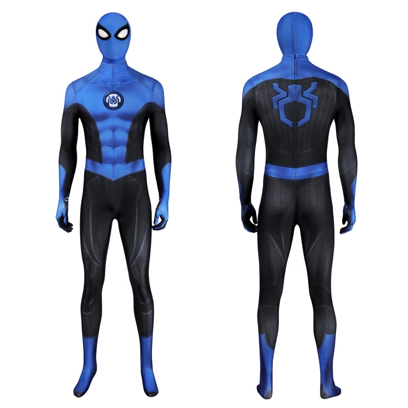 Marvel's Spider-Man 2 Peter Parker Blue Suit Cosplay Costume Unibuyplus
