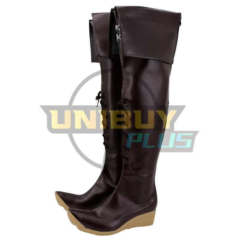 Final Fantasy XIV FF 14 Mide Hotgo Woman Shoes Cosplay Boots Unibuyplus
