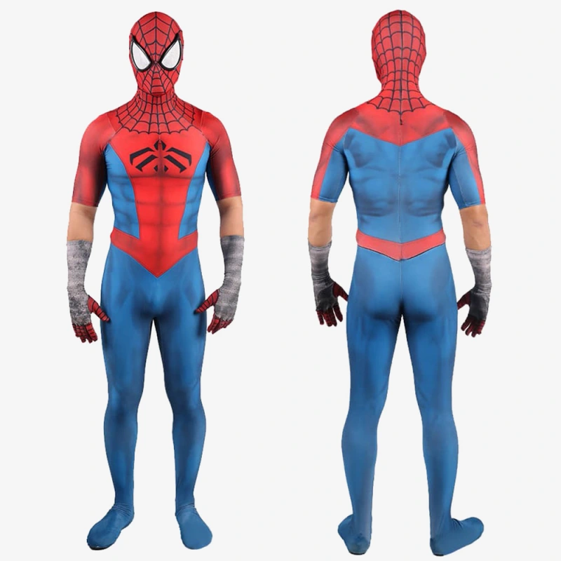 Spider-Man PS4 Costume Cosplay Spider-Clan Suit Unibuy