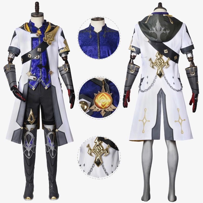 Genshin Impact Albedo Costume Cosplay Suit Unibuy