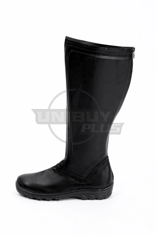 Superman legacy Black Shoes Cosplay Men Boots Unibuyplus