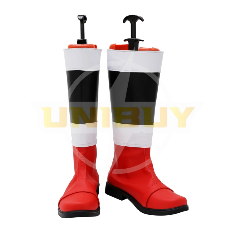 Ninja Sentai Kakuranger	Ninja Red Cosplay Shoes Men Boots Unibuy