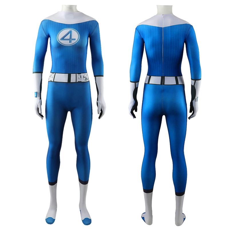 The Fantastic Four: First Steps Invisible Woman Costume Cosplay Suit Susan Storm Bodysuit For Kids Adult Unibuyplus