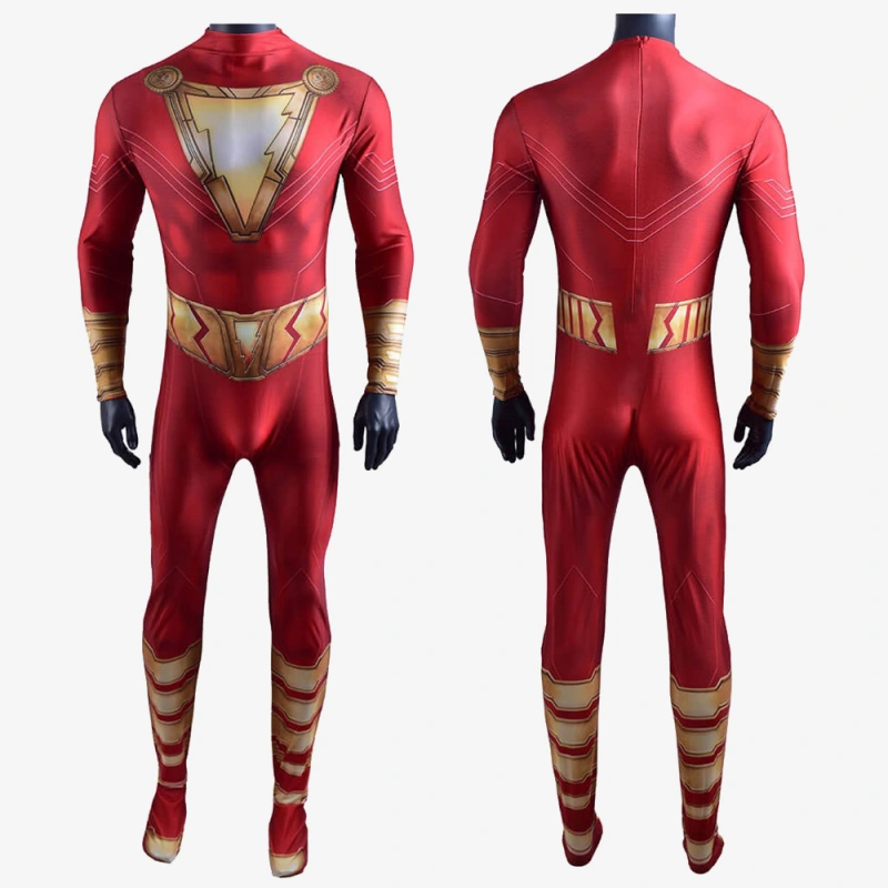 Shazam Costume For Adults Kids Cosplay Suit Unibuyplus