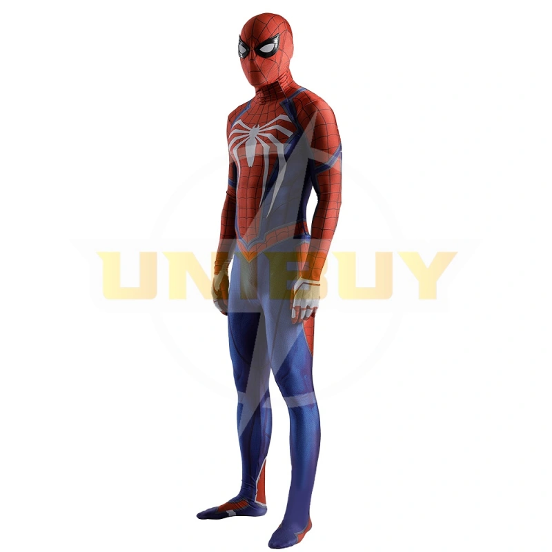 Spider Man PS4 Costume Peter Parker Cosplay Suit Bodysuit For Men Kids Unibuy