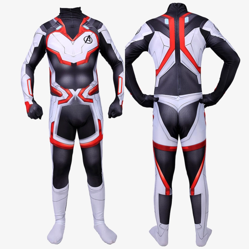 Avengers Endgame Quantum Realm Cosplay Costume Jumpsuit For Kids Adult Unibuyplus
