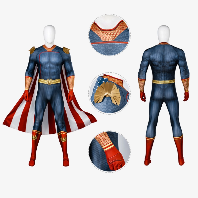 The Boys Season 3 The Homelander Bodysuit Costume Cosplay for Adults Kids Unibuy