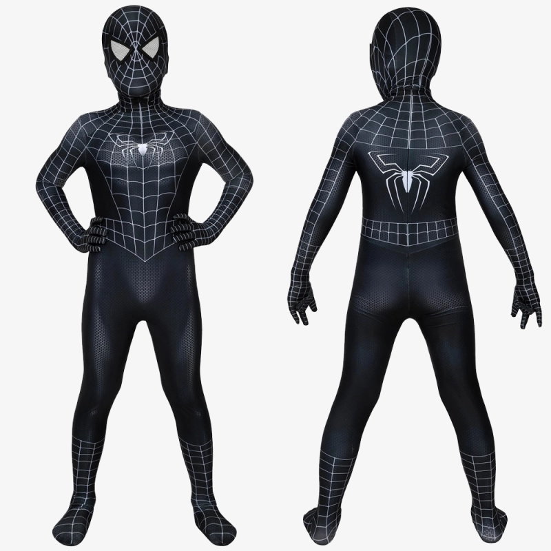 Venom Costume Cosplay Suit Kids Eddie Brock Spider-Man 3 Unibuy
