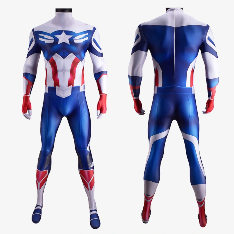 The Falcon Captain America Sam Wilson Costume Cosplay Suit Unibuy