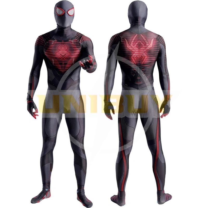 Spider-man PS5 Miles Morales Suit Costume Cosplay Bodysuit For Men Kids Unibuy