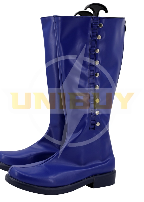 Ms. Marvel Kamala Khan Shoes Cosplay Women Boots Blue Unibuyplus