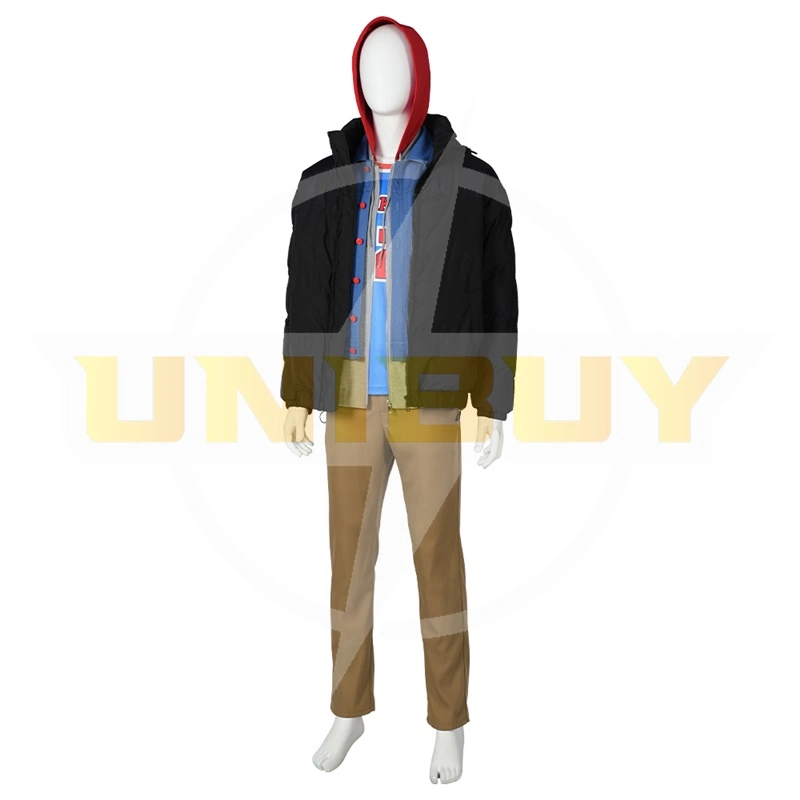Spider-Man: Into the Spider Verse Miles Morales Costume Cosplay Suit With Jacket Unibuyplus