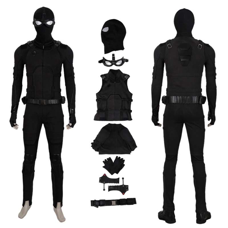 Spider-Man Far From Home Cosplay Costume Stealth Suit Peter Parker Unibuy