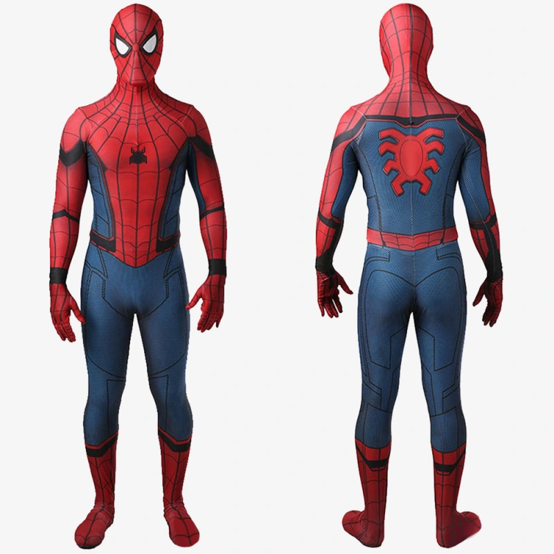 Spider-Man Cosplay Costume Suit Homecoming Peter Parker Unibuyplus