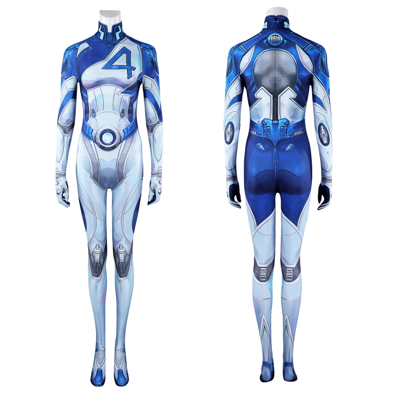 Marvel Rivals Invisible Woman Bodysuit Costume Cosplay Suit Susan Storm Unibuyplus