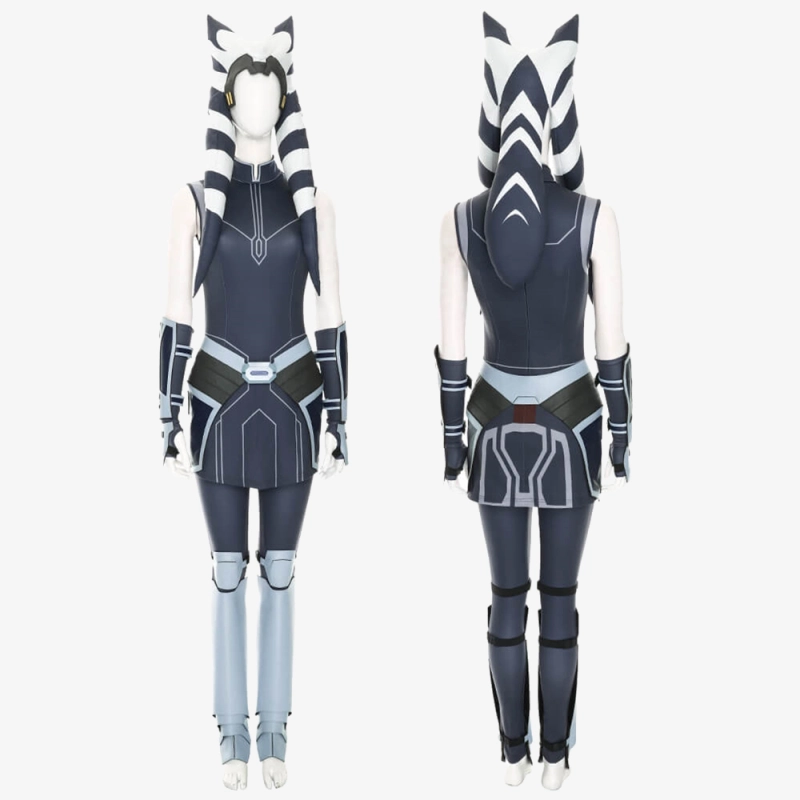 Star Wars The Clone Wars Ahsoka Tano Costume Cosplay Suit Women's Outfits
