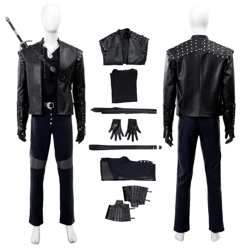 The Witcher 5 Geralt Costume Cosplay Suit Unibuyplus