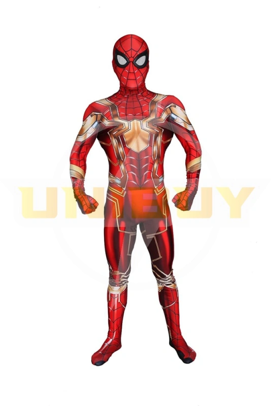 Spider-Man Iron Spider Man Costume Cosplay Jumpsuit For Kids Adult Unibuy