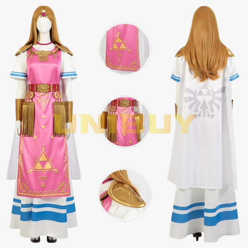 The Legend of Zelda Princess Zelda Dress Costume Cosplay Suit A Link to the Past Unibuyplus