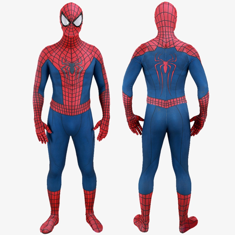 Amazing Spiderman Costume Cosplay Suit Peter Parker Bodysuit For Men Kids Unibuy