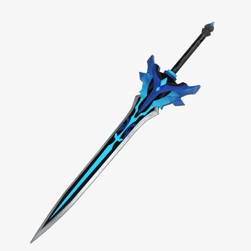Genshin Impact Chongyun Razor Prop Cosplay Snow-Tombed Starsilver Sword Unibuy