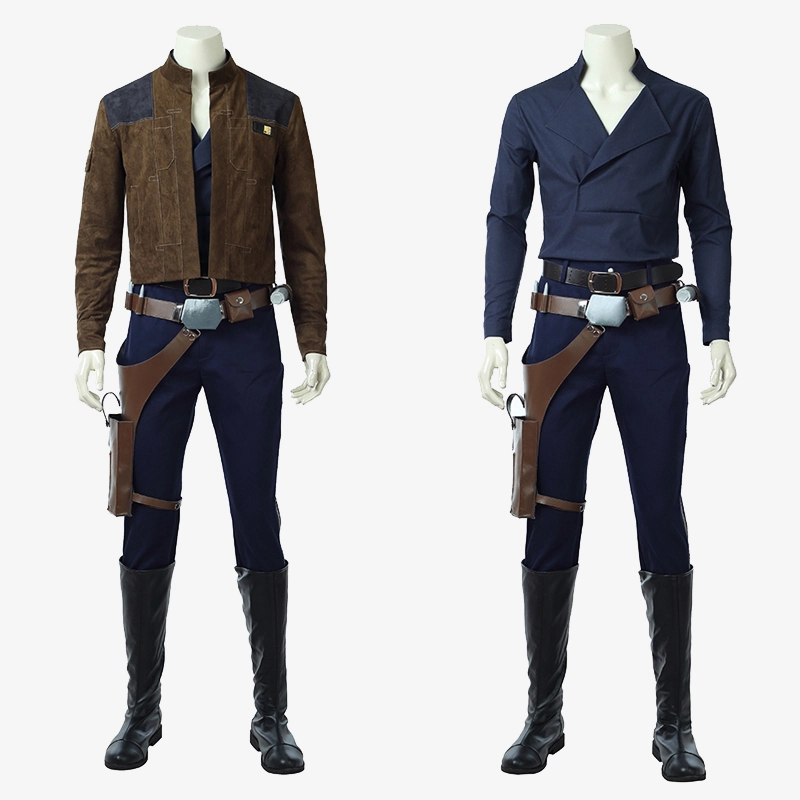 Rogue One A Star Wars Story Han Solo Costume Cosplay Suit