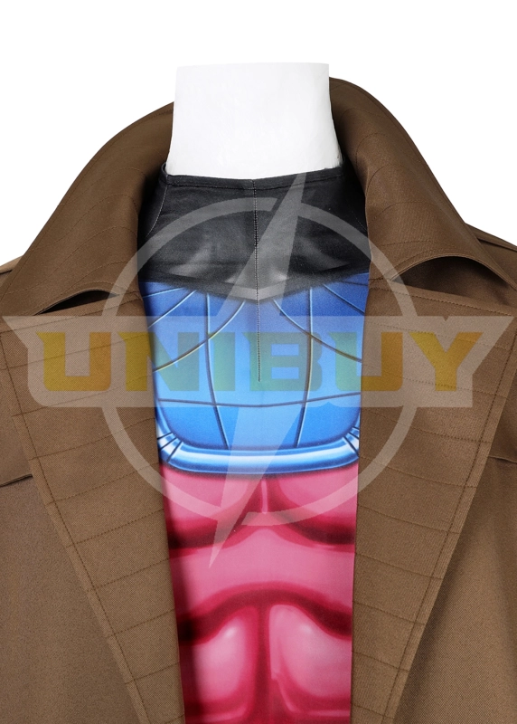 X-Men 97 Gambit Costume Cosplay Suit with Coat Remy Etienne LeBeau Unibuyplus