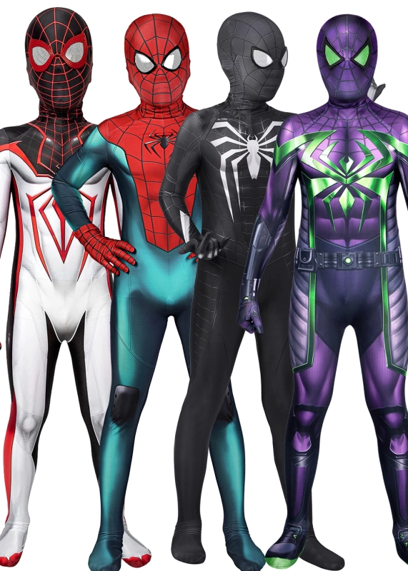 Marvel's Spider-Man Miles Morales Kids Suit Costume Cosplay Unibuy