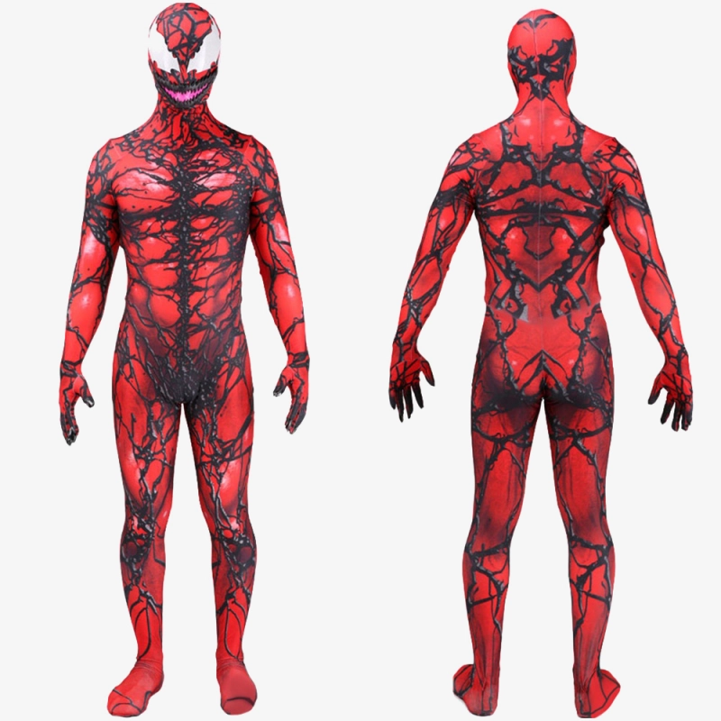 Venom Spider Man Costume Carnage Costume Cosplay Cletus Kasady Jumpsuit Bodysuit Unibuyplus