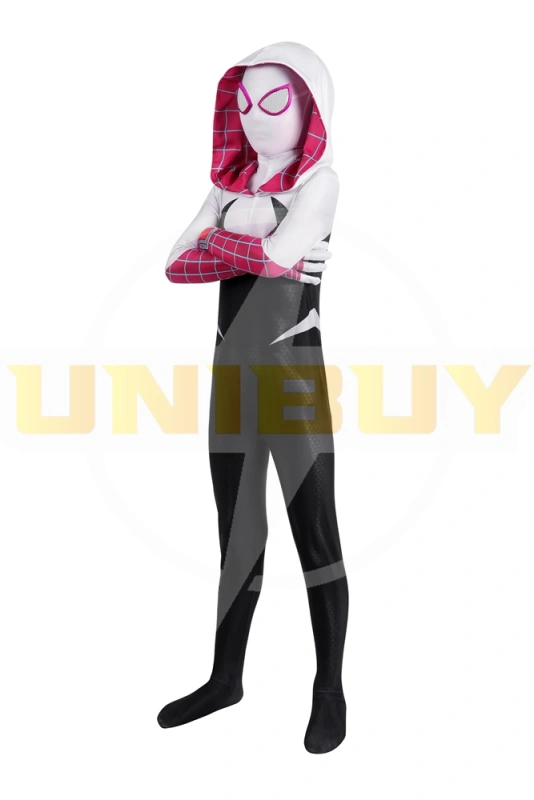 Spider-Man Across The Spider-Verse Gwen Stacy Bodysuit Costume Cosplay Kids Unibuy
