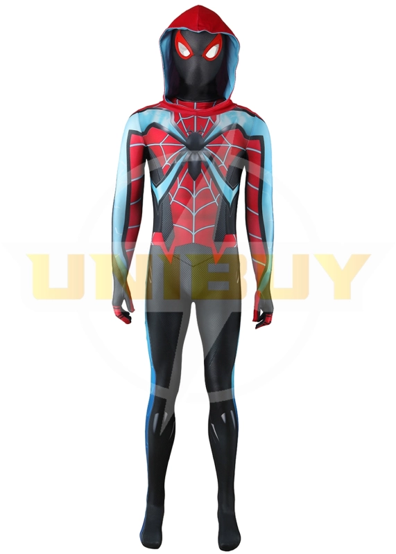 Marvel's Spider-man 2 Miles Morales Bodysuit Costume Cosplay For Adult Kids Unibuyplus