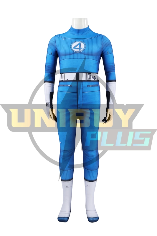 The Fantastic Four: First Steps Mr. Fantastic Kids Suit Costume Cosplay Reed Richards Bodysuit Unibuyplus