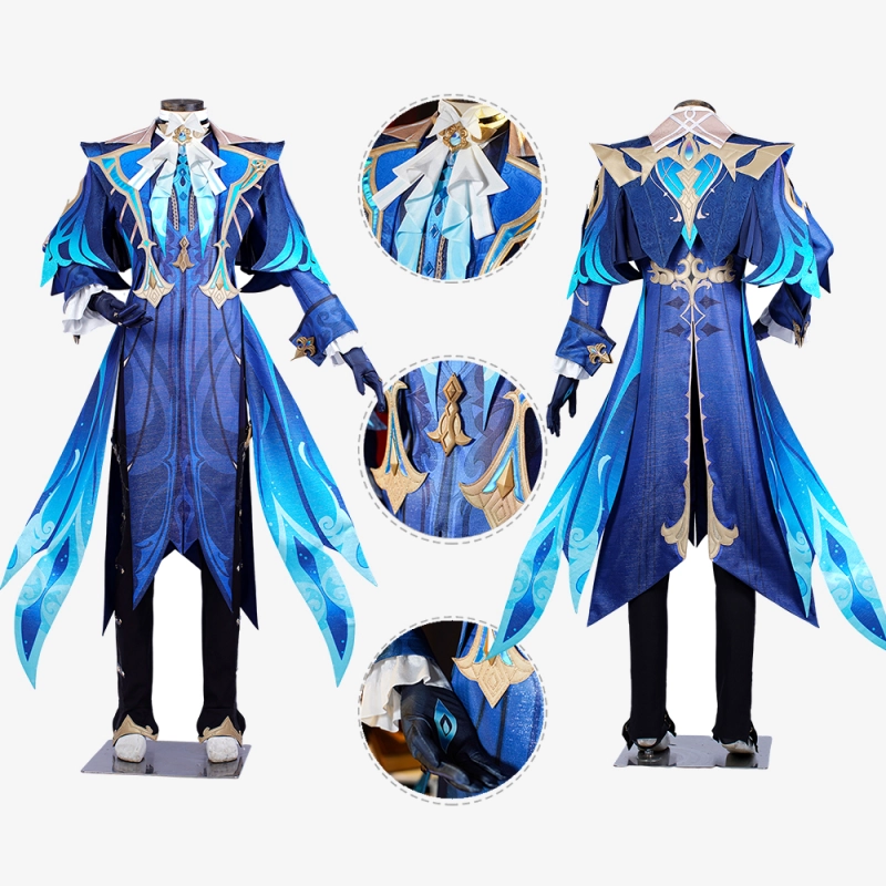 Genshin Impact Neuvillette Costume Cosplay Suit Unibuyplus