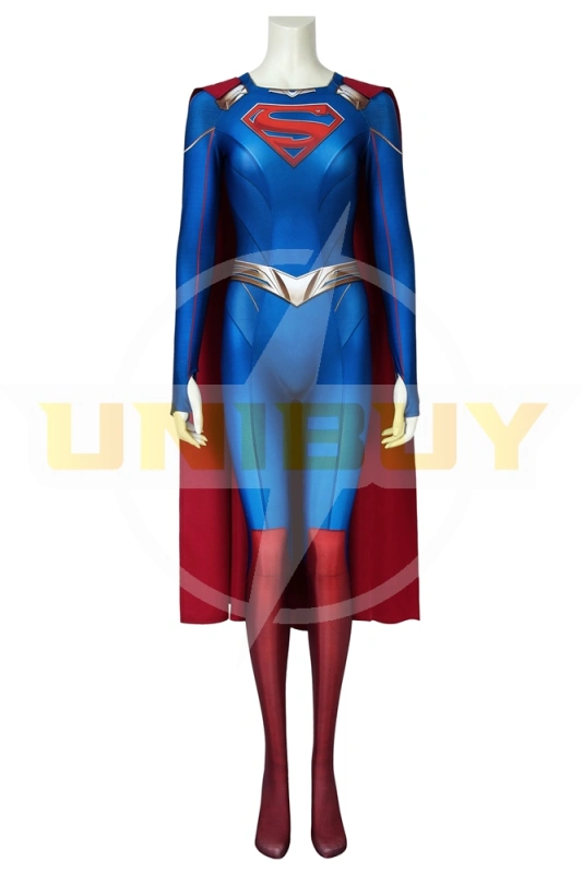 Supergirl Season 5 Costume Cosplay Suit with Cloak Kara Zor-El Unibuy