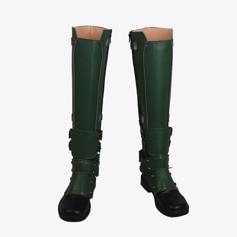Deadpool Cosplay Shoes Wade Wilson Men Boots Green Version Unibuy