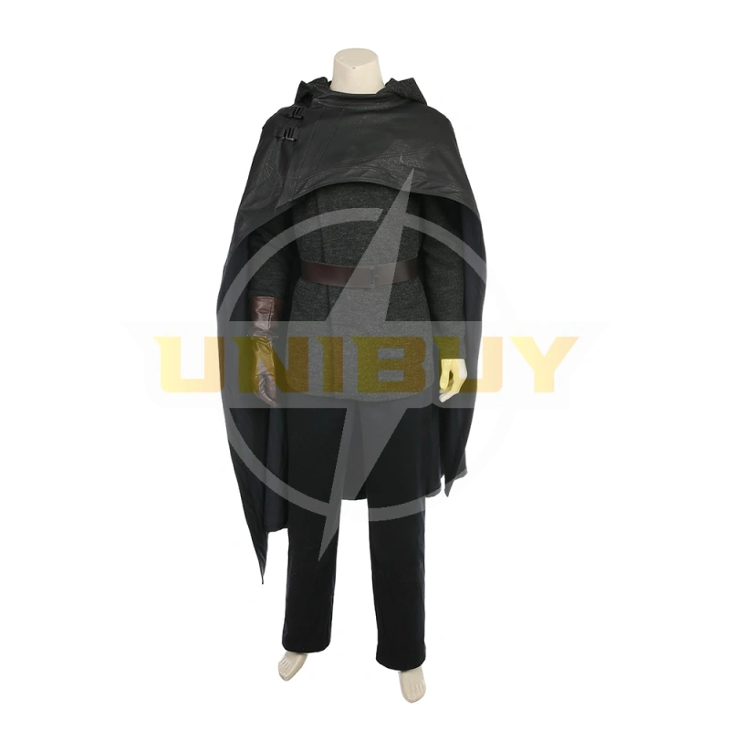 Star Wars 8 Luke Skywalker Costume Cosplay Black Suit Unibuyplus