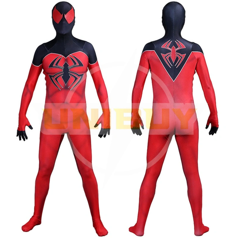 Scarlet Spider Cosplay Costume Suit Kaine Parker For Kids Adult Unibuyplus