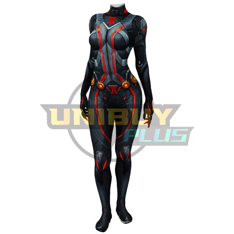 Marvel Rivals Black Widow Costume Cosplay Suit Bodysuit For Kids Adult Unibuyplus