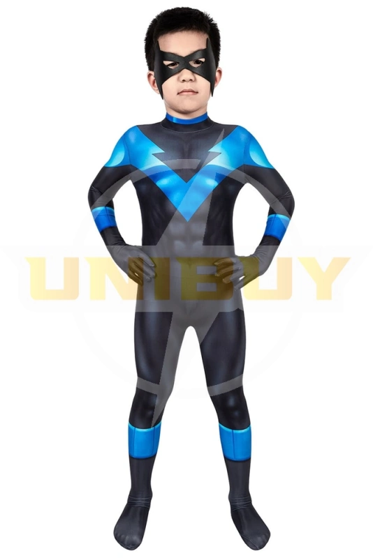Nightwing Kids Bodysuit Costume Cosplay Suit Richard Grayson Batman Unibuy