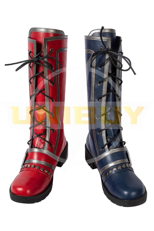Harley Quinn Cosplay Shoes Women Boots Suicide Squad: Kill the Justice League Ver 1 Unibuy