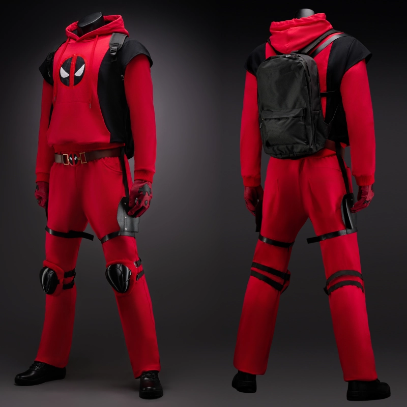 Kidpool Costume Cosplay Suit Deadpool 3 Youth Hoodies Unibuyplus