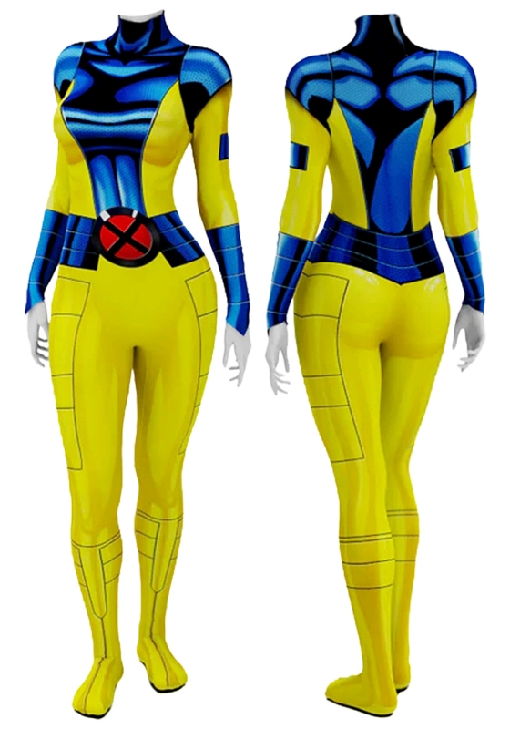 X-Men 97 Jean Grey Costume Cosplay Suit Bodysuit For Kids Adult Unibuyplus
